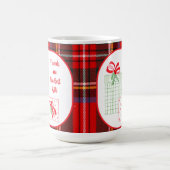 KARIERTE Wasserfarbenfreunde sind das beste Gesche Kaffeetasse (Mittel)