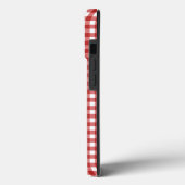 Karierte Weihnachten Case-Mate iPhone Hülle (Rückseite / Links)