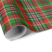 Karierte Weihnachten Geschenkpapier (Rolleneckpunkt)