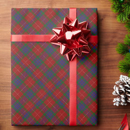 Karierte Weihnachten Geschenkpapier