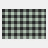 Karierte Weihnachten Geschenkpapier Set (Vorderseite)