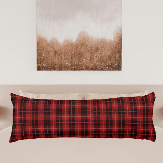 Karierte Weihnachten Seitenschläferkissen