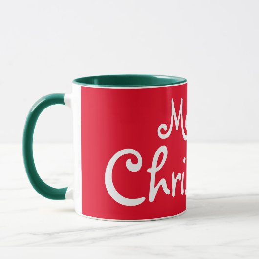 Karierte Weihnachten Tasse (Links)