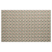 Karierte Weihnachtsbäume auf Beige Stoff (Yard (91,4 cm))