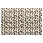 Karierte Weihnachtsbäume auf Beige Stoff (Fat Quarter (45,7 x 55,9 cm))