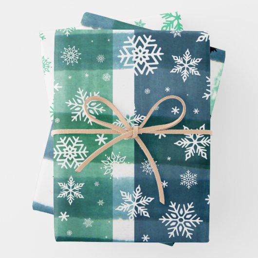 Karierte Weihnachtsfarbe | Geschenkpapier (Beispiel)