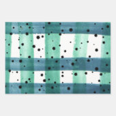 Karierte Weihnachtsfarbe | Geschenkpapier Set (Vorderseite 2)