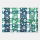 Karierte Weihnachtsfarbe | Geschenkpapier Set (Vorderseite)