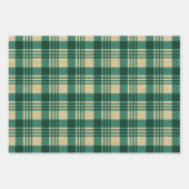 Karierte Weihnachtsfeier Geschenkpapier Set (Vorderseite 2)