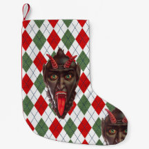 karierte Weihnachtsfeiertage krampus xmas Strumpf