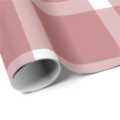 Karierte Weihnachtsferien in Rot und Weiß Geschenkpapier (Rolleneckpunkt)