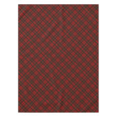 Karierte Weihnachtsferien in Rottaren Tischdecke (Vorderseite)