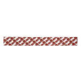Karierte Weihnachtsgeschenke Satinband (Vorderseite)