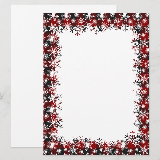 Karierte Weihnachtsgeschosse Feiertagskarte (Vorne/Hinten)