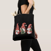 Karierte Weihnachtsgnomes Santa Funny Frohe Weihna Tasche (Von Nahem)