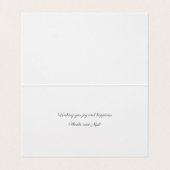 Karierte Weihnachtskarte für das Foto (Innenseite Aufgefaltet)