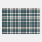 Karierte Weihnachtskollektion Geschenkpapier Set (Vorderseite 3)