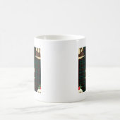 karierte Weihnachtspudding Kaffeetasse (Mittel)
