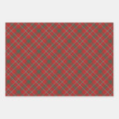 Karierte Weihnachtswrapping-Papierblätter für Rent Geschenkpapier Set (Vorderseite 2)