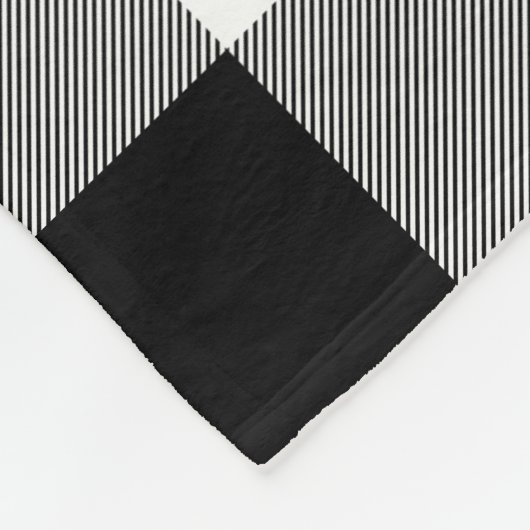 Karierte weiße und schwarze Decken (Ecke)