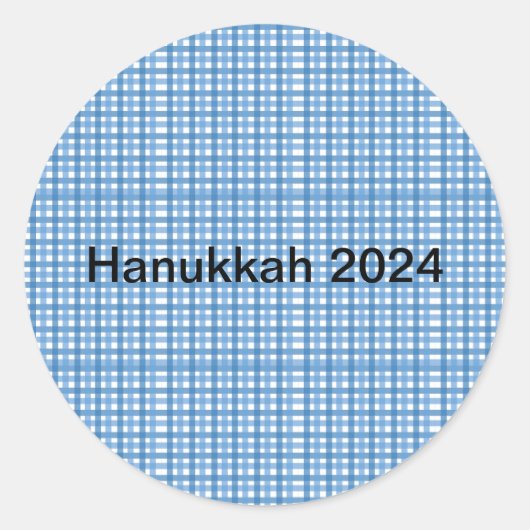 Karierter Basiskaufkleber/Umschlag Aufkleber (Vorderseite)