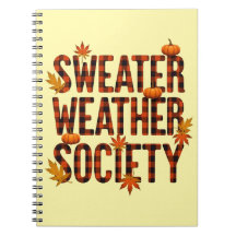 Karierter Brief der Sweater Weather Society