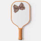 Karierter Bugschwamm Pickleball Schläger (Rückseite)