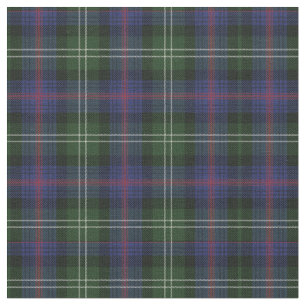 Karierter Clan Sutherland Tartan Green Lila Karo Stoff