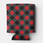 Karierter Dosenkühler (Rückseite)