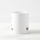 Karierter Druckminderbuchstabe t Anfangsbuchstabe Kaffeetasse (Mittel)