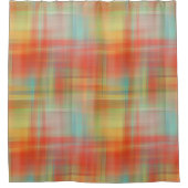 Karierter Duschvorhang (Vorderseite)