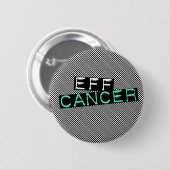 karierter EFF-Krebs Button (Vorne & Hinten)