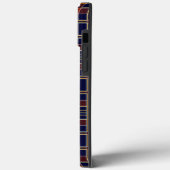 karierter Fall Case-Mate iPhone Hülle (Rückseite / Links)