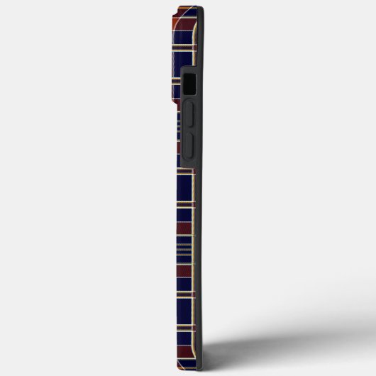 karierter Fall Case-Mate iPhone Hülle (Rückseite / Links)