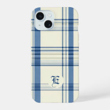 Karierter Fall für Classic Blue und Cream