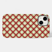 Karierter Fall für Rot und Grün Case-Mate iPhone Hülle (Rückseite (Horizontal))