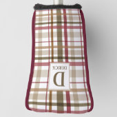Karierter Fall Golf Headcover (Rotieren 90)
