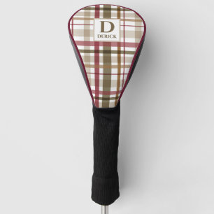Karierter Fall Golf Headcover