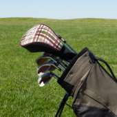 Karierter Fall Golf Headcover (In SItu)