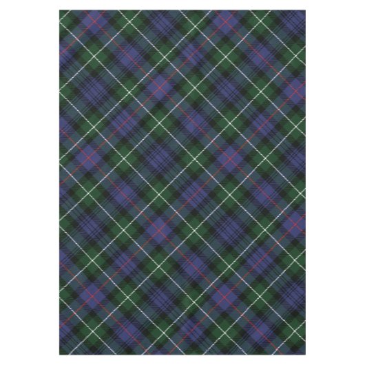 Karierter Familienurlaub Rustikaler Clan MacKenzie Tischdecke (Vorderseite)