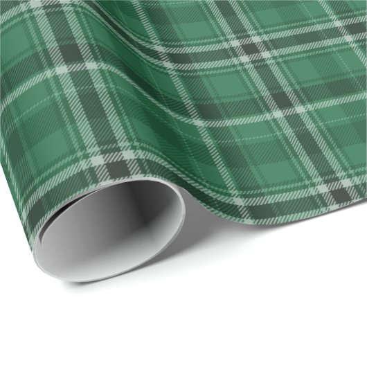 Karierter Feiertag Geschenkpapier (Rolleneckpunkt)