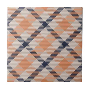 Karierter Feiertag Herbst Herbst Erntedank Ernte L Fliese