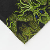 Karierter Fleecedecke (Ecke)