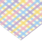 Karierter Frühling im Garden Ostertafel Kurzer Tischläufer (Ecke)