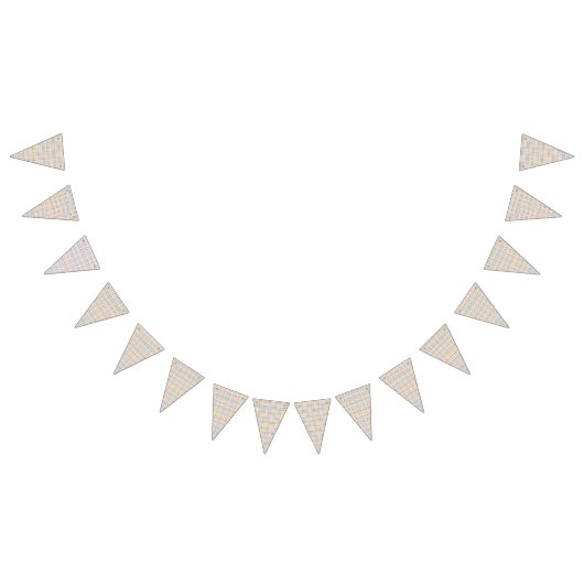 Karierter Frühling im Garten Wimpelkette (Alle)