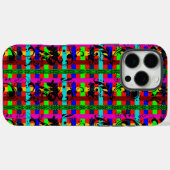 Karierter geblüht Pop Case-Mate iPhone Hülle (Rückseite (Horizontal))