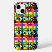 Karierter geblüht Pop Case-Mate iPhone Hülle (Rückseite)