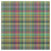 Karierter gelber rosa grüner Entwurf Stoff (Muster)