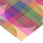 Karierter Glaube Tischdecke (Schrägansicht)