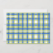 Karierter Golf Einladung (Rückseite)